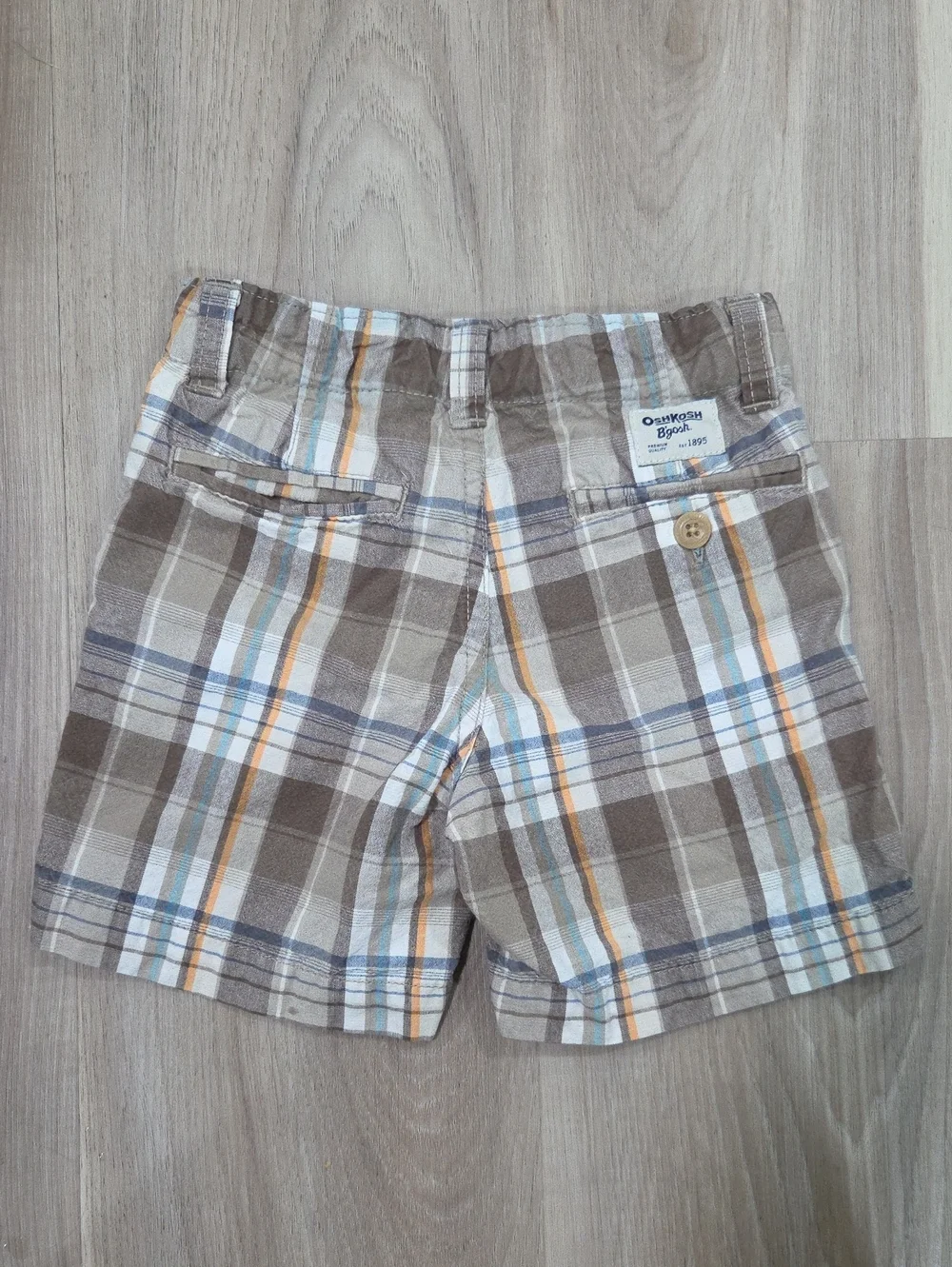 •OshKosh B'gosh• Toddler Boys Plaid Shorts
